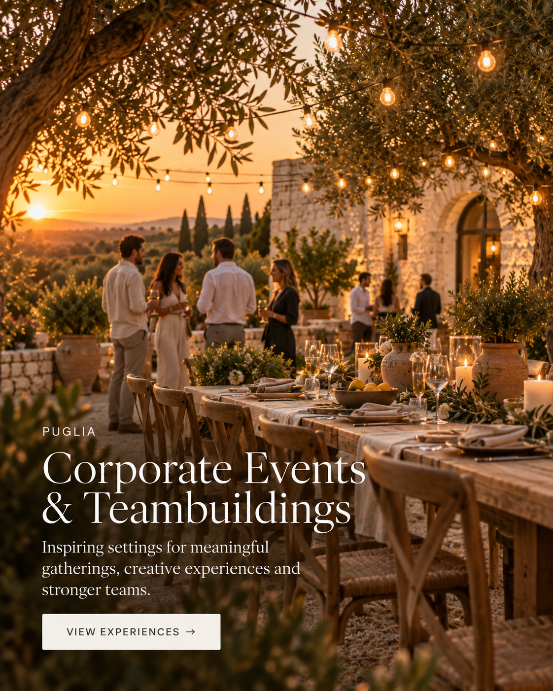 Puglia: Corporate Events & Teambuildings