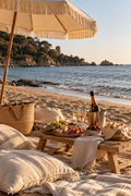 Barcelona: A Mediterranean Beach Picnic with Tapas & Cava