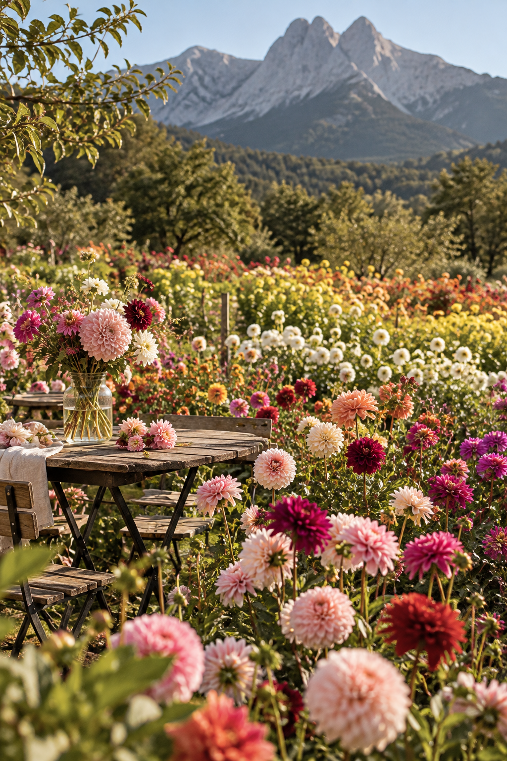 Barcelona: A Seasonal Flower Garden Tour Beneath the Mountains