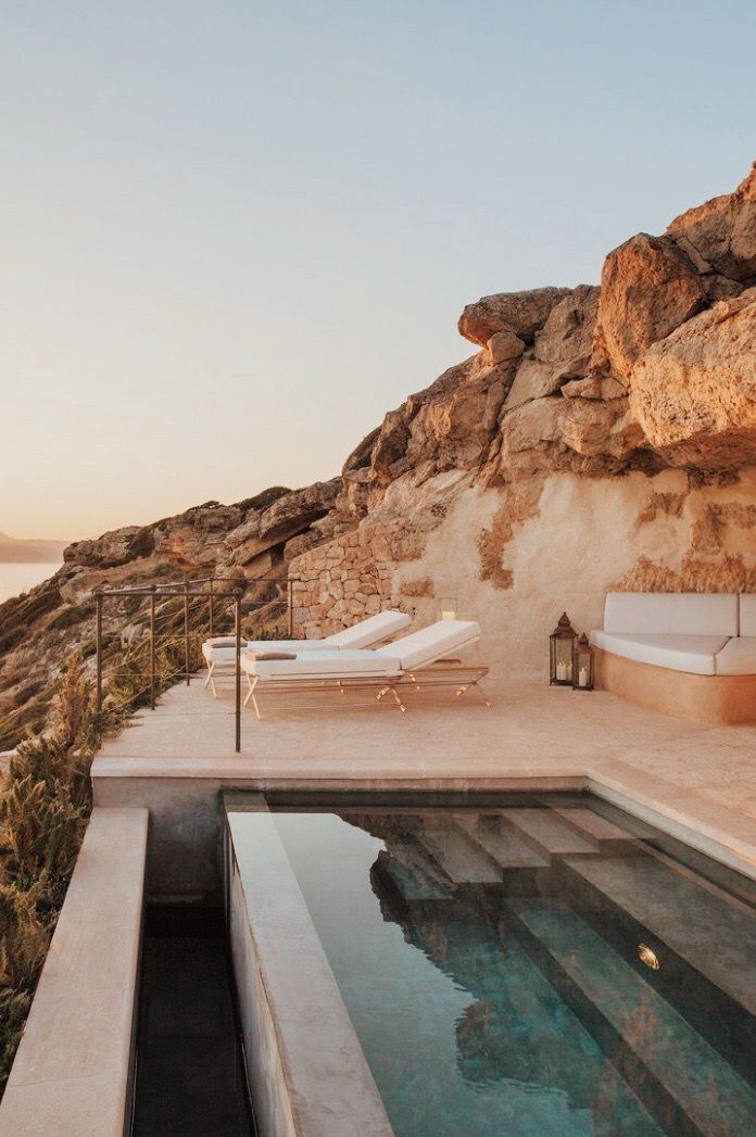 Mallorca – A Historic Fortress Retreat with Private Cliffside Pools & Mediterranean Serenity