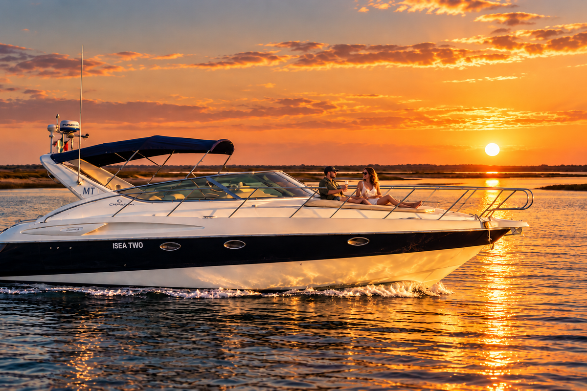 Algarve: A Private Sunset Yacht through Ria Formosa