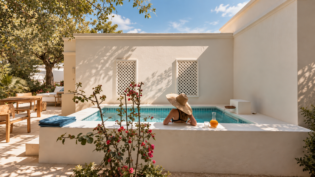 Algarve: A Private Pool Suite among Orange Groves