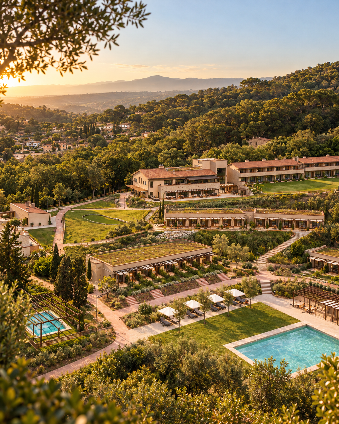 Barcelona: A Two-Night Forest Retreat with Private Terrace