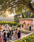 Barcelona: A Beautiful Garden Wedding at a Historic Estate