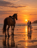 Bali: A Sunset Horse Ride Through Rice Fields & Beach