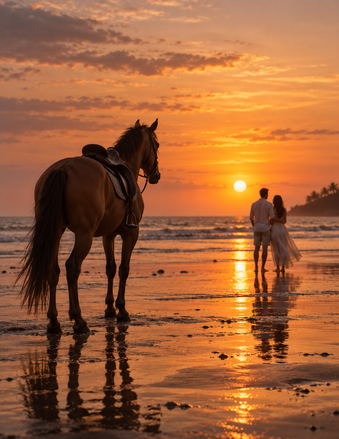 Bali: A Sunset Horse Ride Through Rice Fields & Beach
