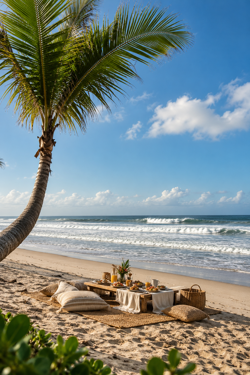 Bali: A Beachside Picnic Breakfast by the Sea