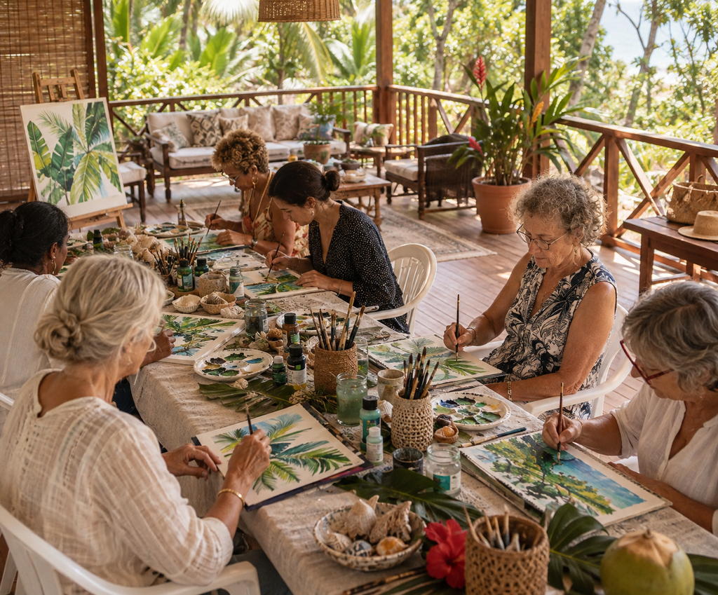 Mahé: A Seychelles-Inspired Art Afternoon