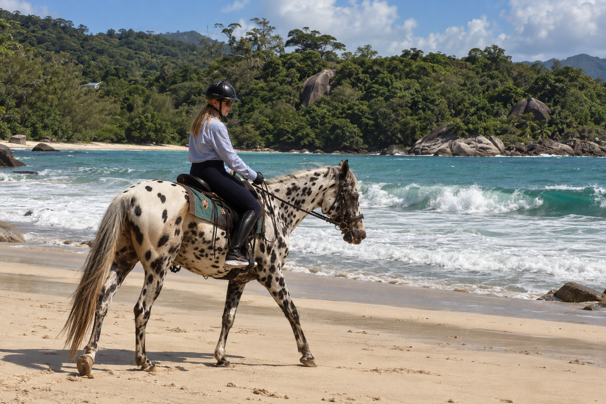 Mahé: A Scenic Horseback Ride Along the Beach