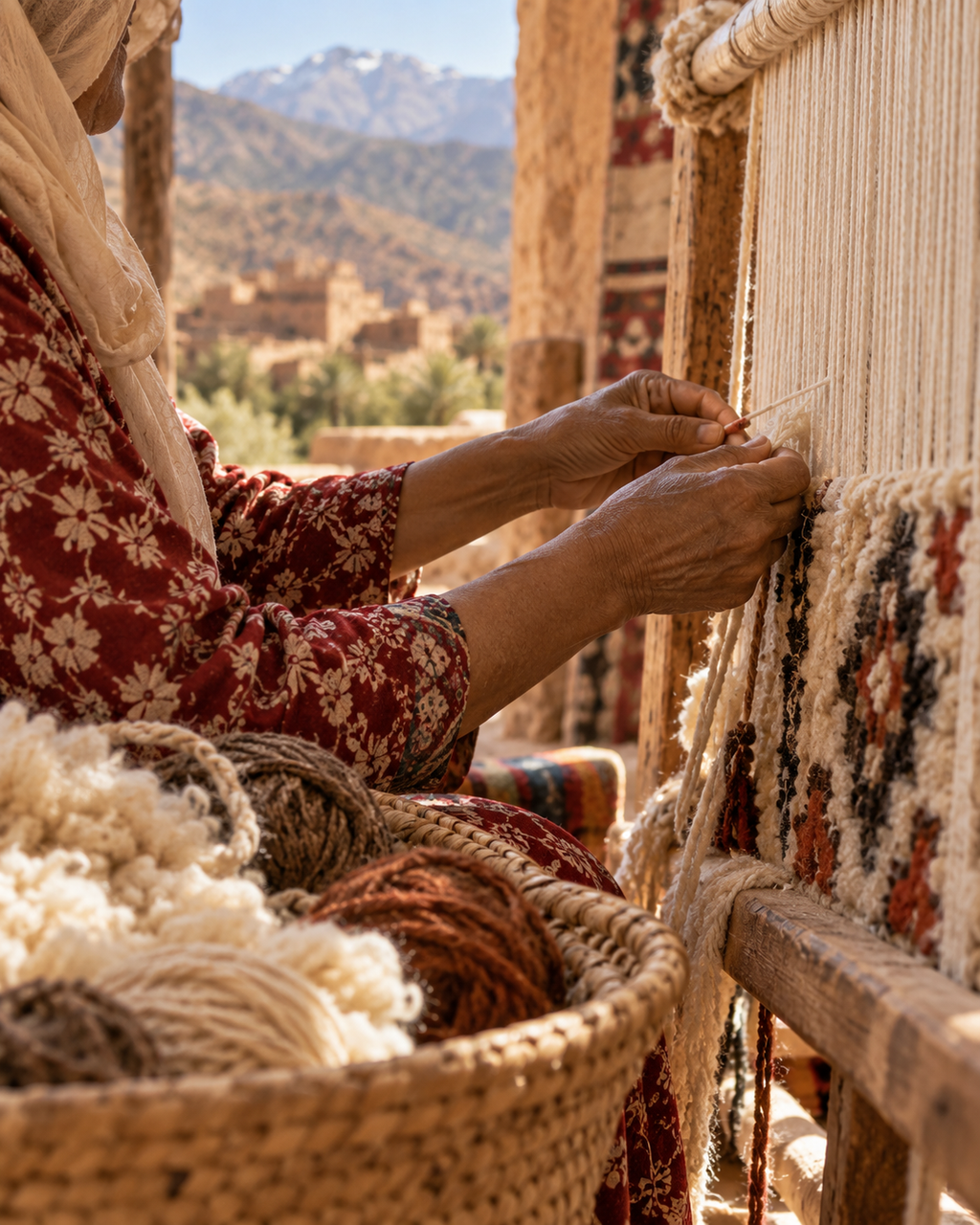 Atlas Mountains: A Berber Craft House & Weaving Visit