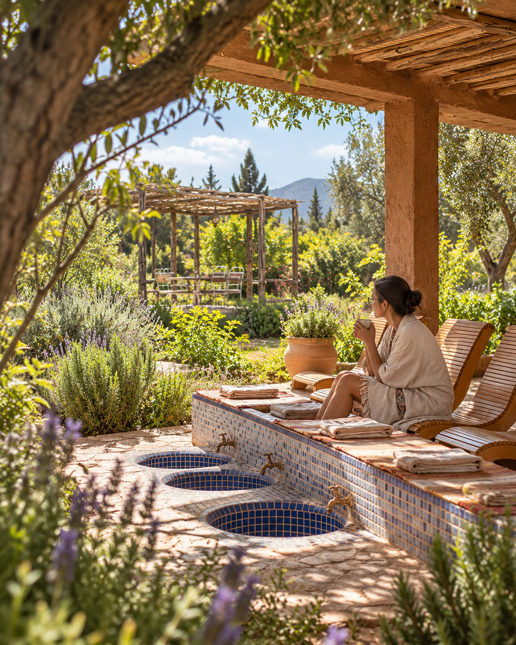 Morocco: A Botanical Foot Bath & Massage Ritual
