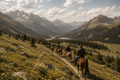 Engadin: A Beautiful Horseback Ride Through the Mountains
