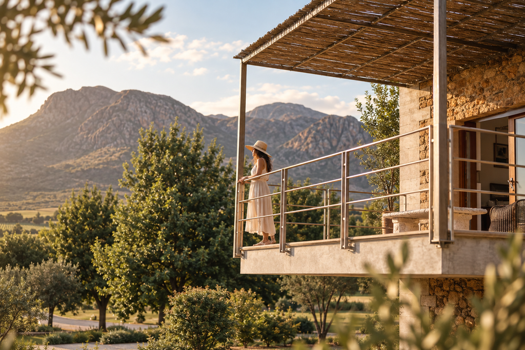 Cape Town: A Private Vineyard Manor beneath the Franschhoek Mountains