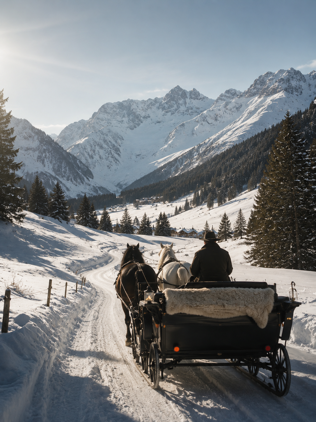 Engadin: A Scenic Off-Piste Ski with Carriage Ride