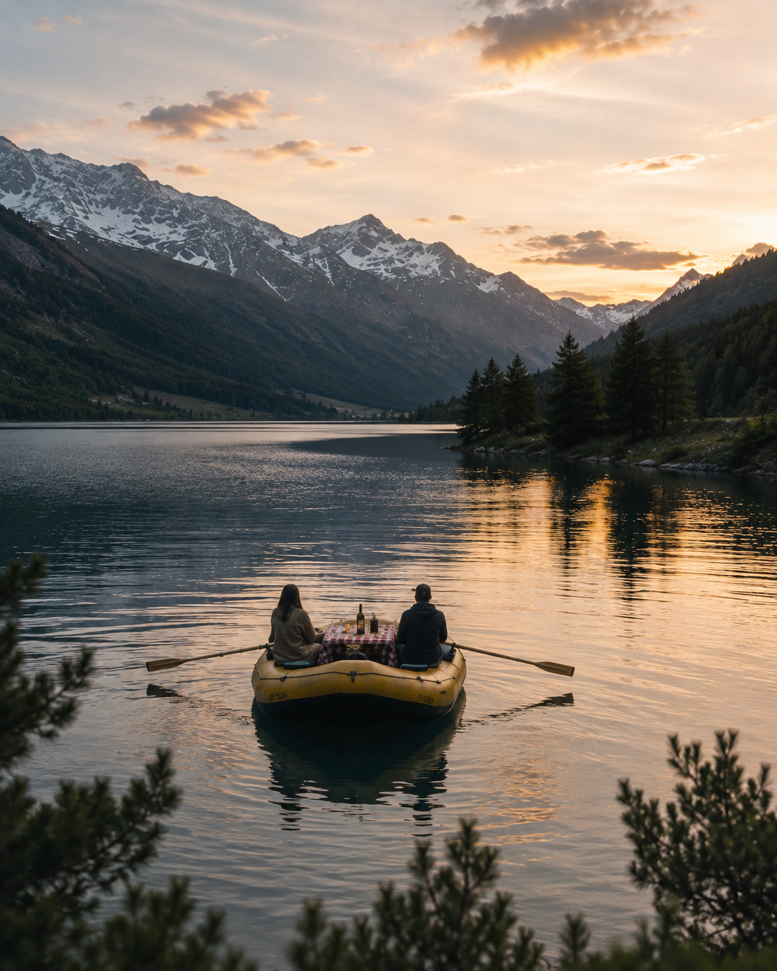 Engadin: A Scenic Dinner on the Lake with Raclette & Wine
