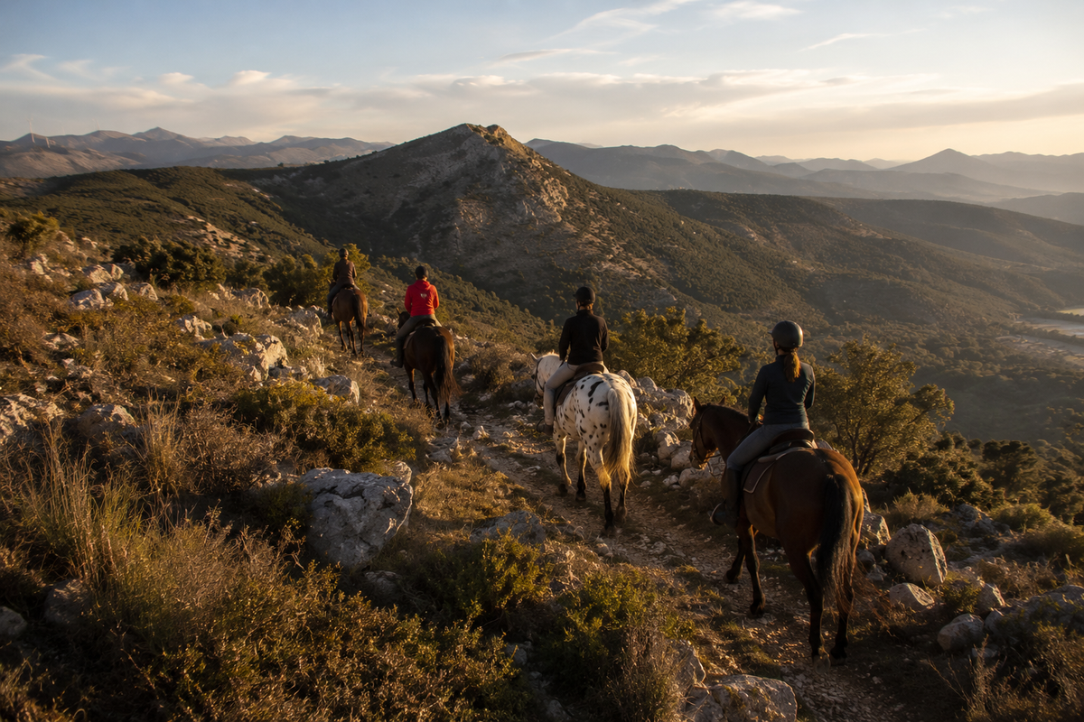 French Riviera: A Private Horseback Ride Through the Col de Vence