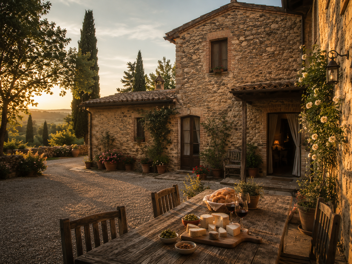 Tuscany: Farm Visit with Cheese Making and Four-Course Lunch