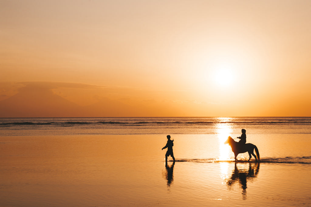 A slow horse riding experience in Santorini