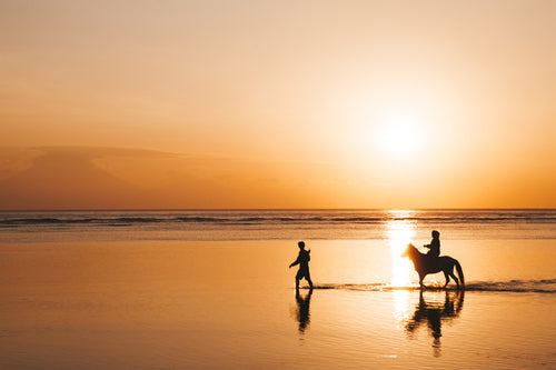 A slow horse riding experience in Santorini