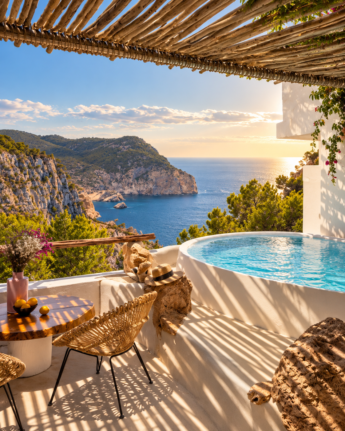 Ibiza: A Cliffside Stay with Private Pool
