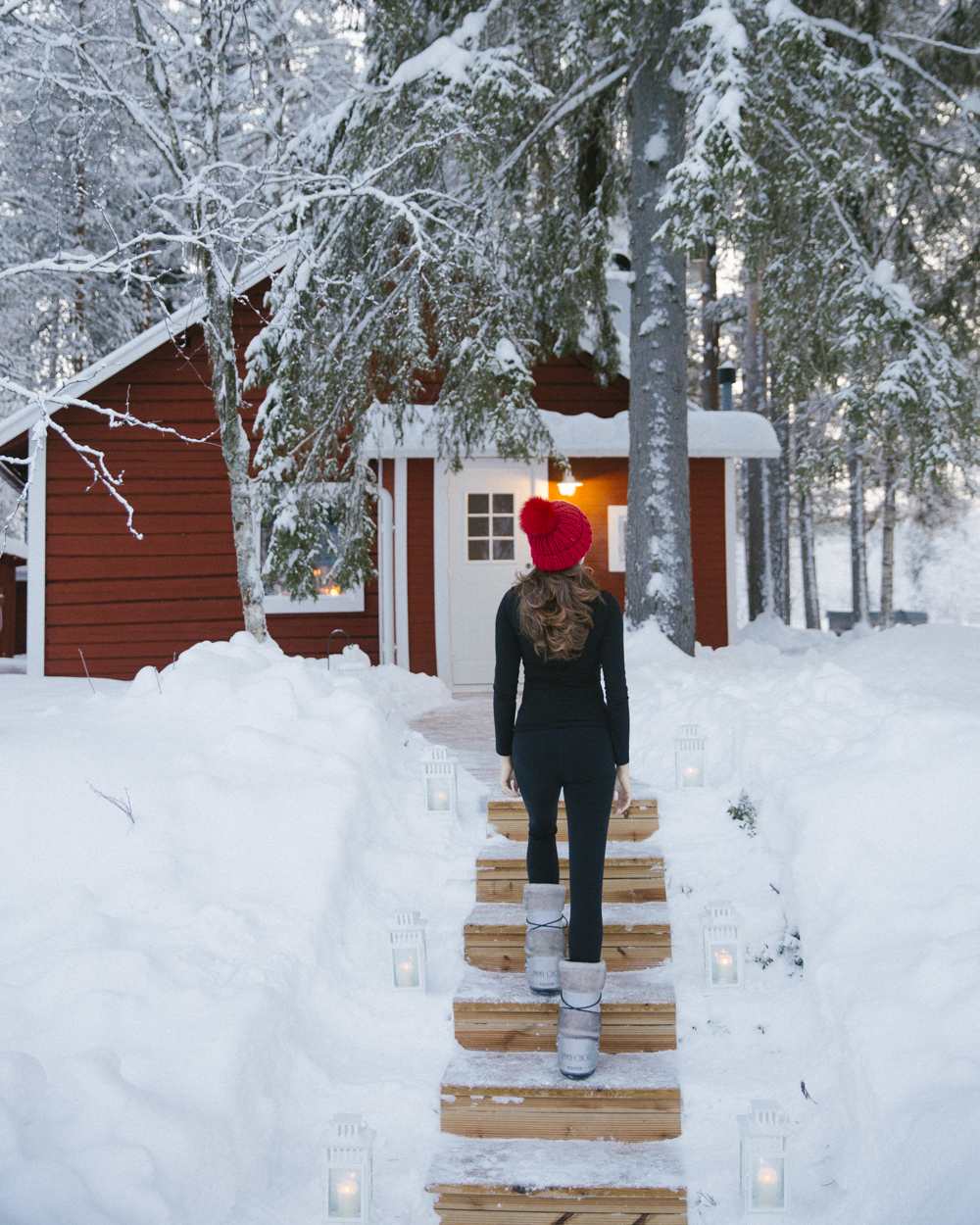 Swedish Lapland – A Private Timber Cabin with Boreal Forest Silence & Arctic Slow Living