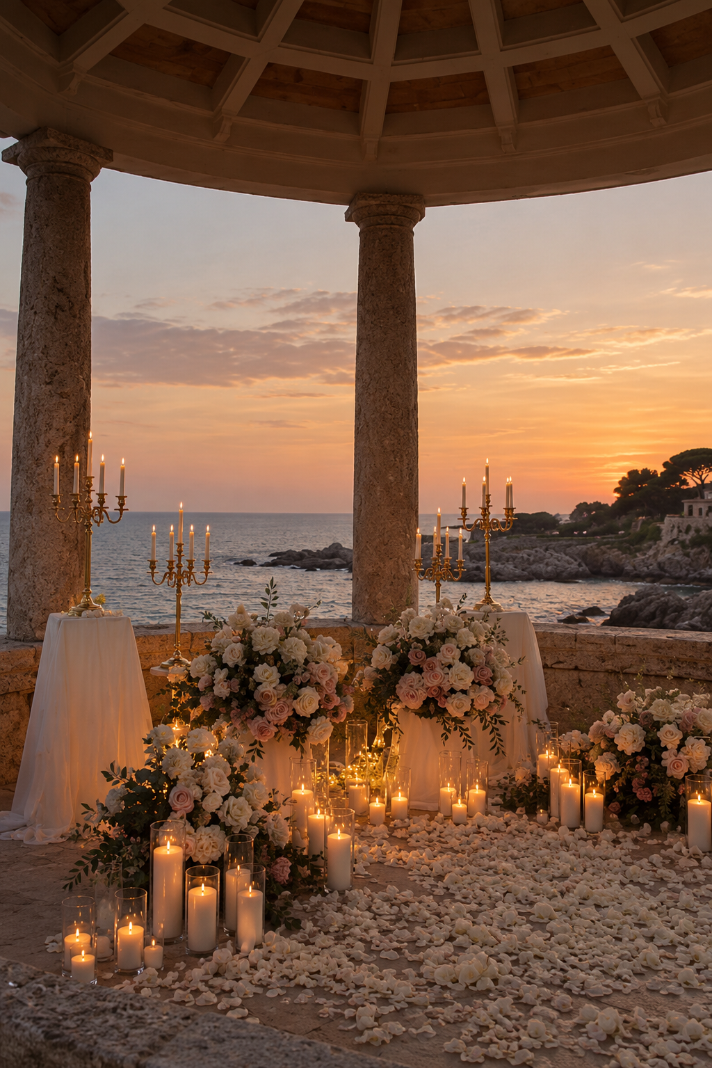 Barcelona: A Romantic Sunset Proposal at the Seaside