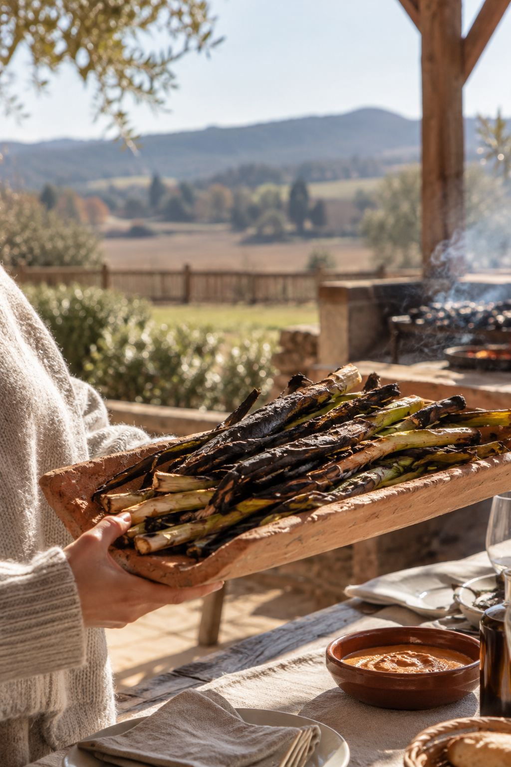 Barcelona: A Traditional Catalan Calçotada at a Countryside Farmhouse