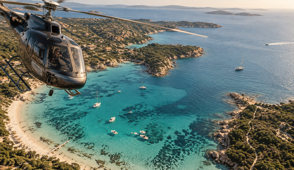 Sardinia: A Helicopter Escape to Cavallo Island