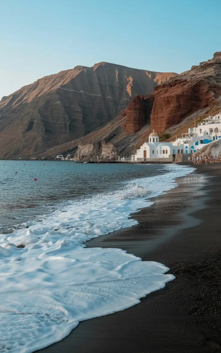 Santorini – Horseback Rides Through Volcanic Landscapes & Black Sand Beaches