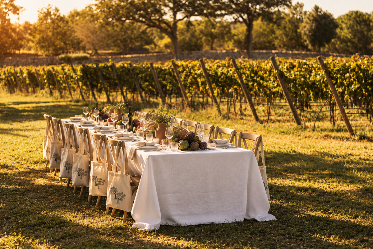 Puglia: An Organic Vineyard Walk with Aperitivo & Wine Tasting