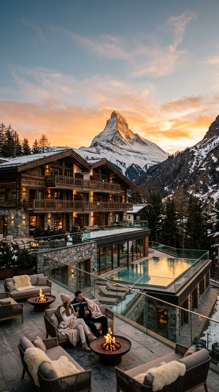 Swiss Alps – A Mountain Spa Retreat with Panoramic Views