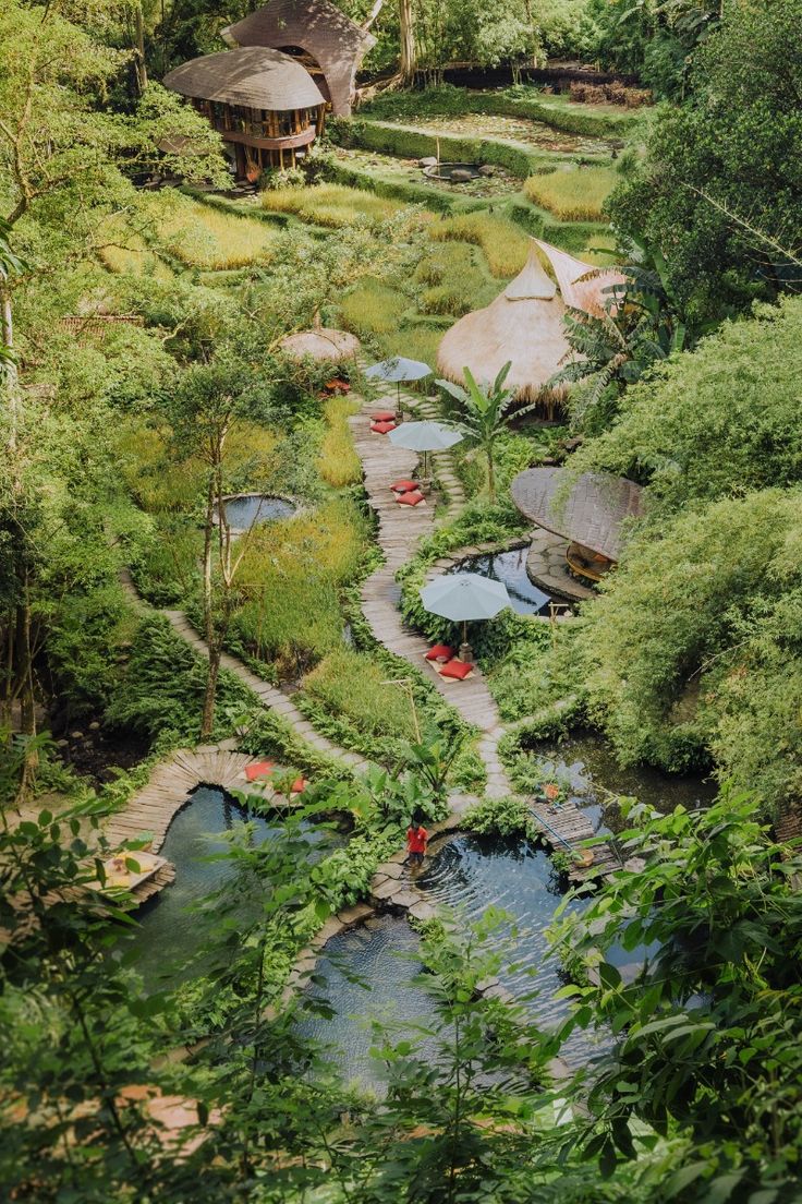 Ubud, Bali – A Radical Bamboo Sanctuary with Ancient Heritage & Natural River Pools