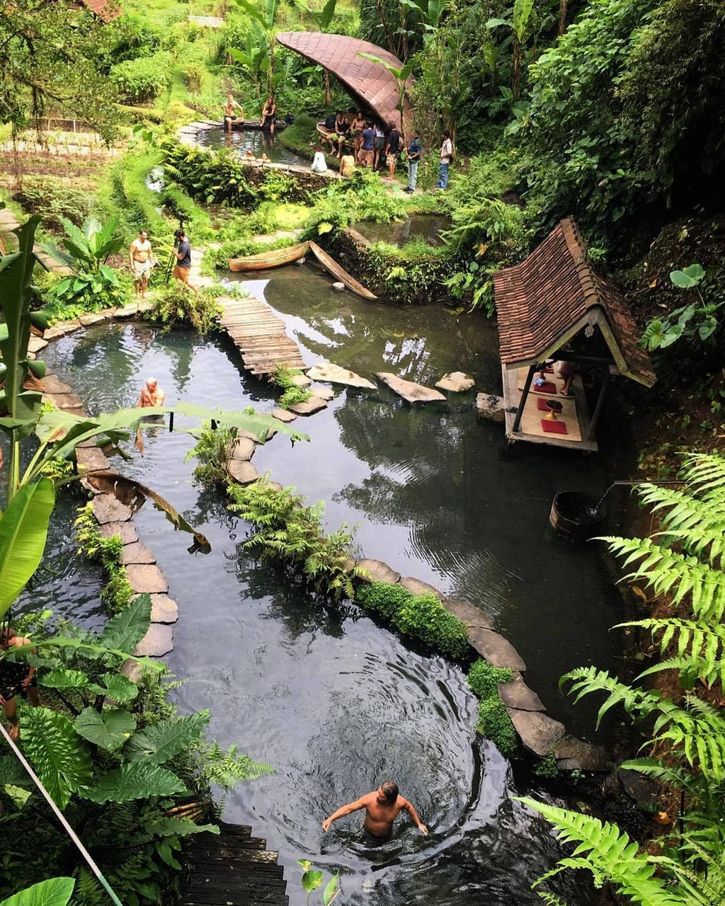 Ubud, Bali – A Radical Bamboo Sanctuary with Ancient Heritage & Natural River Pools