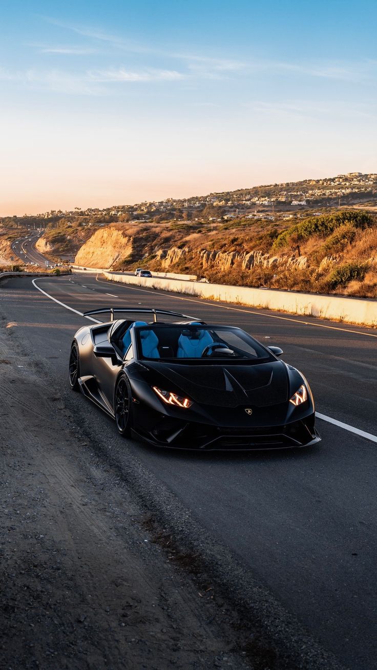 Barcelona Coast Montgat Lamborghini Huracán Evo Spyder Drive