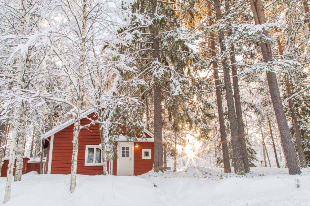 Swedish Lapland – A Private Timber Cabin with Boreal Forest Silence & Arctic Slow Living