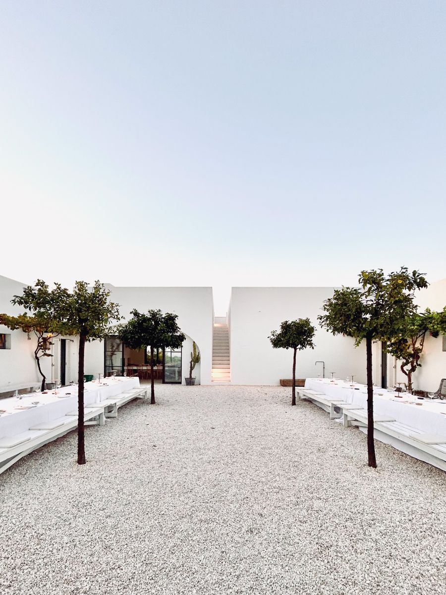 Puglia – A Modern White-Stone Farmhouse with Organic Olive Groves & Slow Design