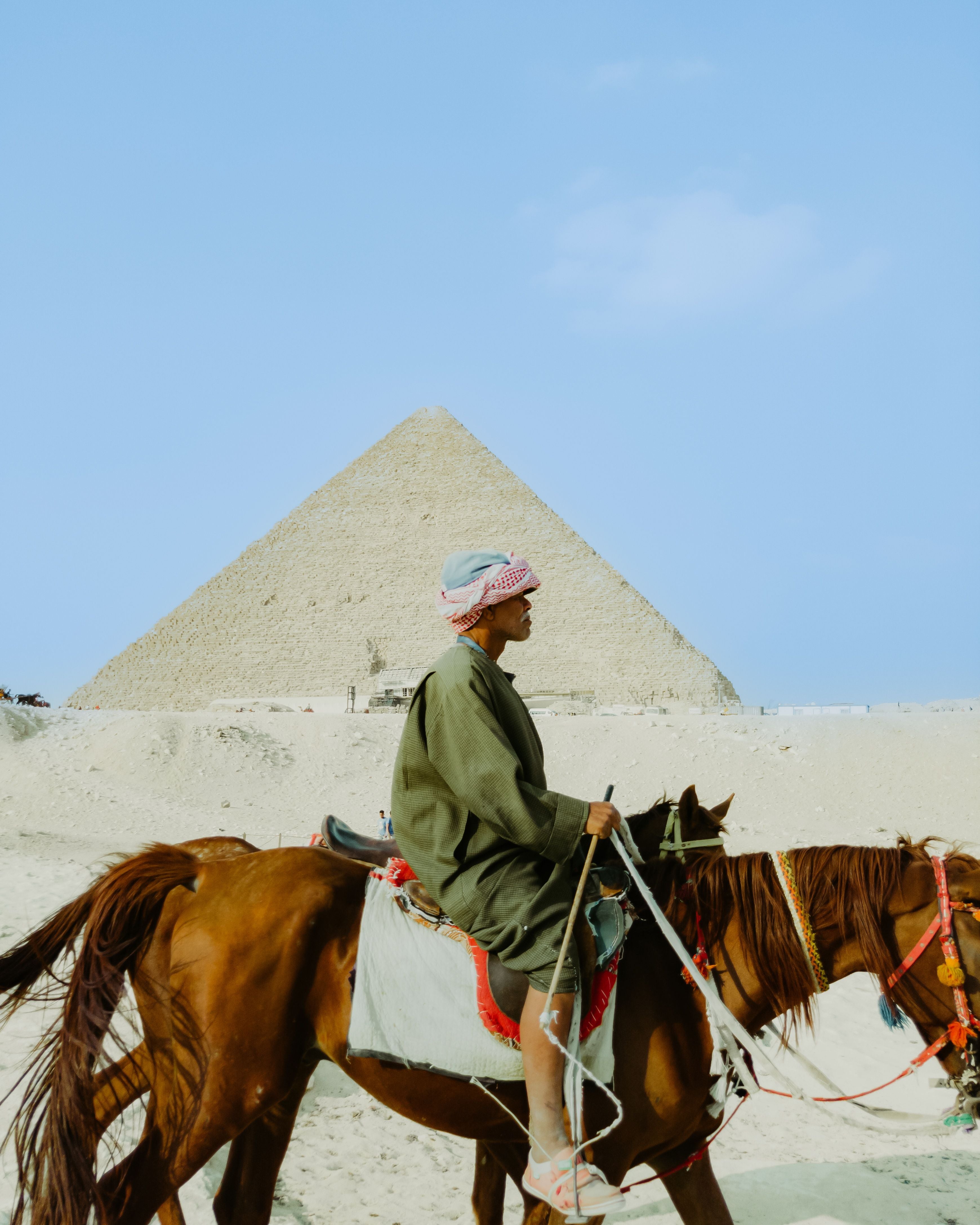 Egypt: Iconic Giza Pyramids Horseback Ride with Museum Entry & Private Guide