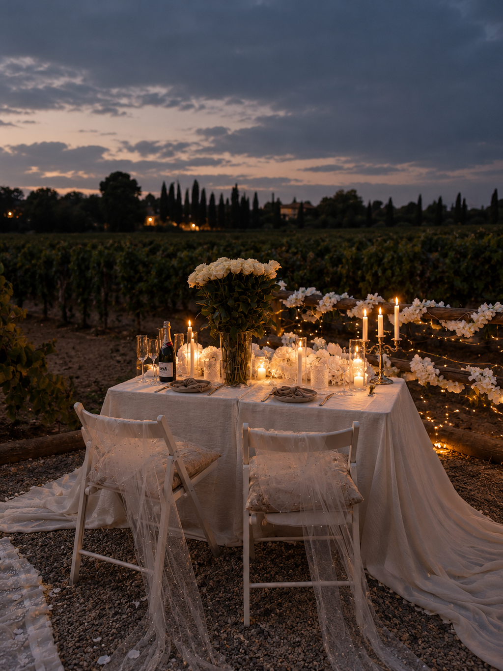 Barcelona: A Romantic Vineyard Proposal Among the Vines