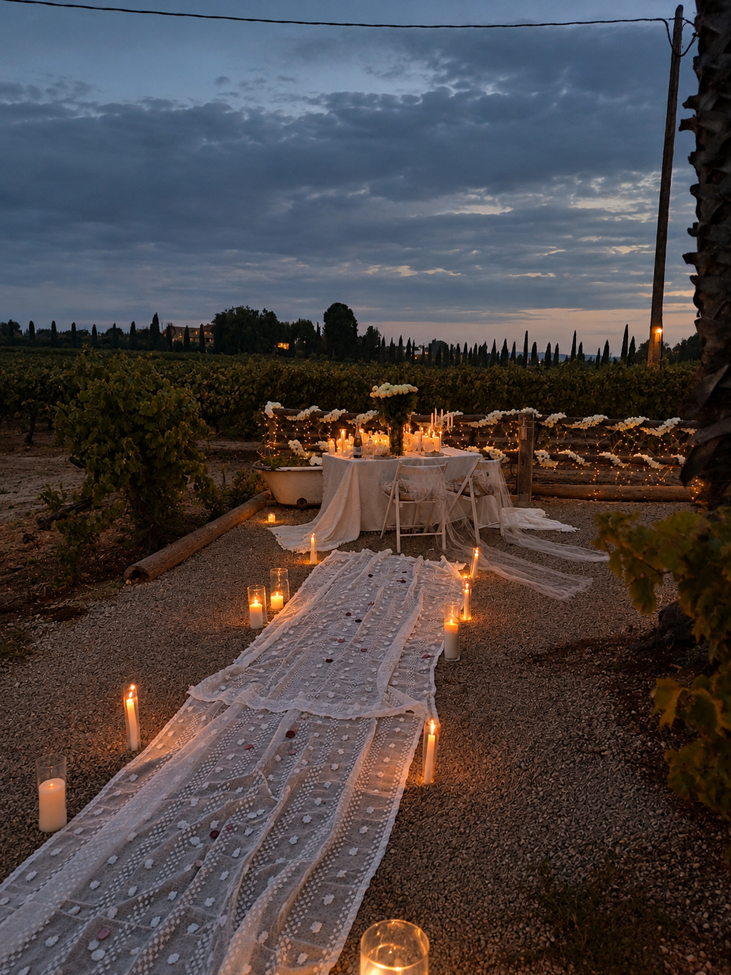 Barcelona: A Romantic Vineyard Proposal Among the Vines