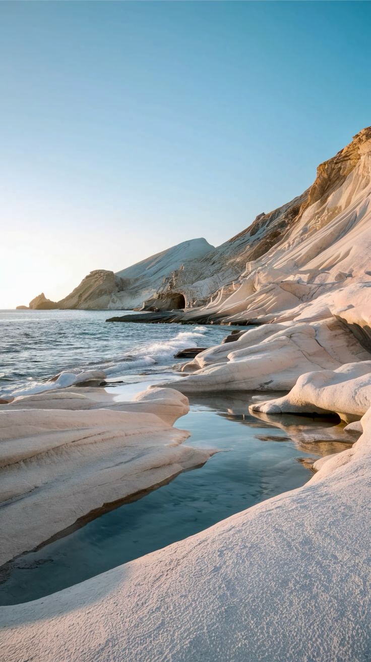 Milos – A Secluded Coastal Eco-Lodge Blending into Raw Aegean Cliffs