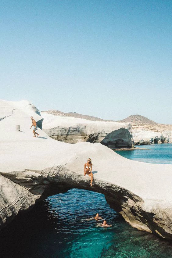 Milos – A Secluded Coastal Eco-Lodge Blending into Raw Aegean Cliffs